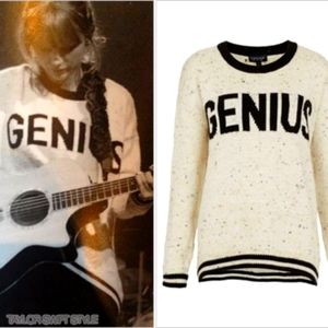 Topshop "Genius" sweater.